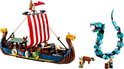 Vikingschip en de Midgaardslang